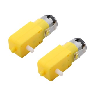 1:48 Yellow - Single Axis Plastic TT Motor of 2 Pieces