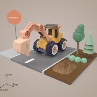 Excavator - C001 Removable Assembly Engineering Vehicle