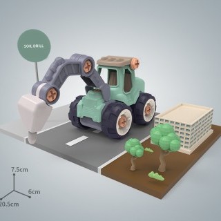 Drilling Truck - C001 Removable Assembly Engineering Vehicle