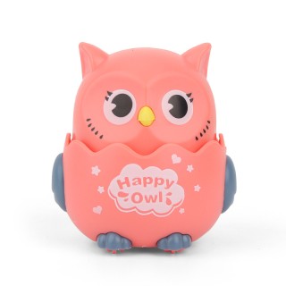 Red Baby Owl - P001 Inertia Activity Toy