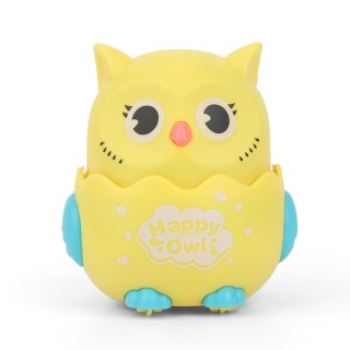Yellow Baby Owl - P001 Inertia Activity Toy