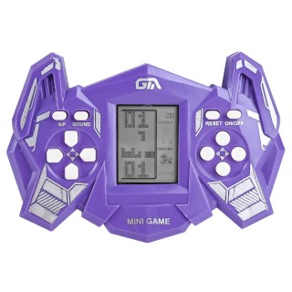 Purple - 854 Handheld Tetris Mini Game Console