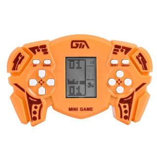 Orange - 834 Handheld Tetris Mini Game Console