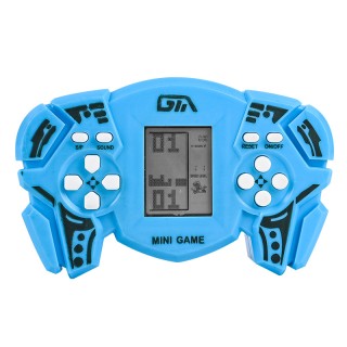 Blue - 834 Handheld Tetris Mini Game Console