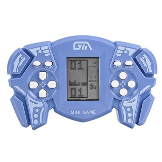 Purple - 834 Handheld Tetris Mini Game Console