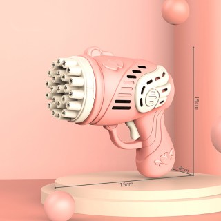 25 Holes Pink - Electric Toy Bubble Gun