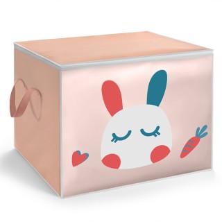 Pink Rabbit - Moisture-Proof Cotton Quilt Storage Bag