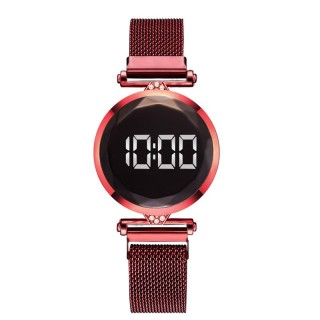 Red Rose - Women's Casual Digital Round Watch
