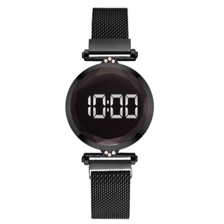 Black Rose - Women's Casual Digital Round Watch