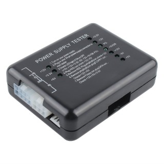 LED Black - 20/24 Pin Computer ATX Power Supply Tester