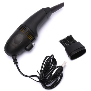 Black - STF 2020 Mini USB Vacuum Cleaner