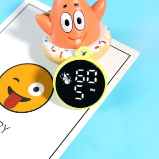 Yellow Disney - Children's Digital Round Pendant Watch