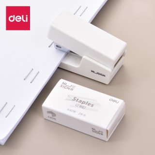 White - Deli NS083 NuSign Mini Stapler