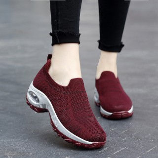 38 Maroon - Sports Women's Trending Breathable Fabric Shoe