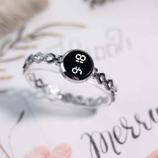 Silver - Women's Casual Mini Digital Round Watch