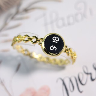 Golden - Women's Casual Mini Digital Round Watch