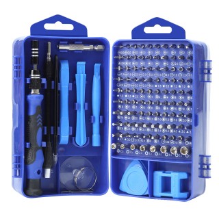Navy Blue - 115 in 1 Precision Magnetic Screwdriver Set