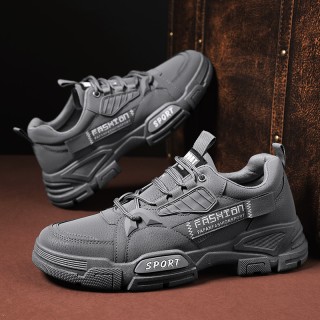 39 Deep Grey- Sports Men's Air Force Breathable Shoe