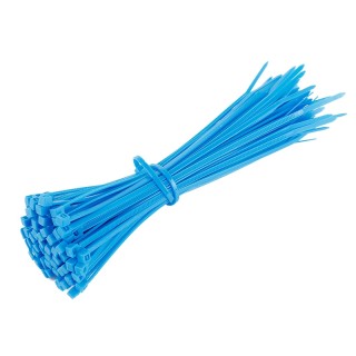 20pcs Blue - 150mmx3mm Self Locking Nylon Cable Ties