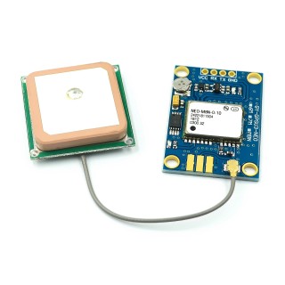 8M Blue - GY-NEO High Precision GPS Module with Antenna