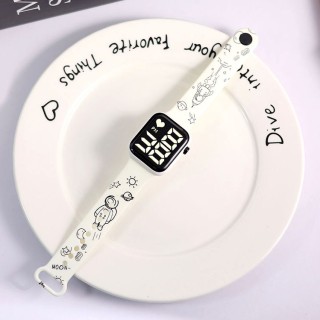 Astronaut White - Children's Classic Digital Square Watch