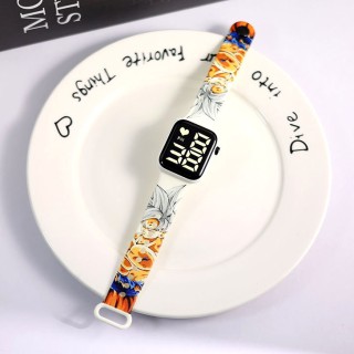Goku White - Children's Classic Digital Square Watch