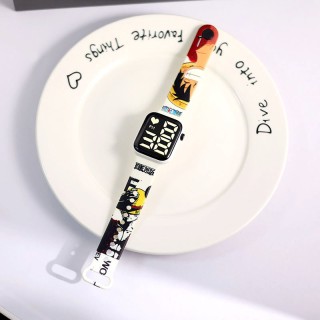 One Piece White - Children's Classic Digital Square Watch
