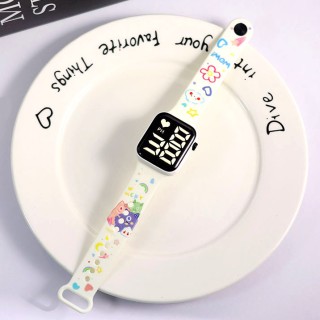 Three Cute White - Children's Classic Digital Square Watch