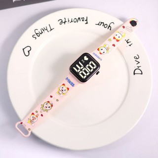 Doraemon Pink - Children's Classic Digital Square Watch