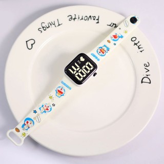 Doraemon White - Children's Classic Digital Square Watch