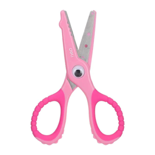 Pink - Deli 6071 Cartoon Crocodile Scissor