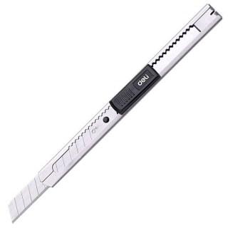Silver - Deli DL4198 9mm Metal Cutting Knife
