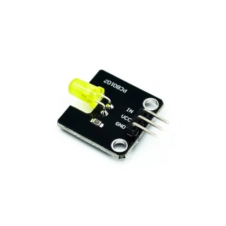 5mm Yellow - Single LED Shield