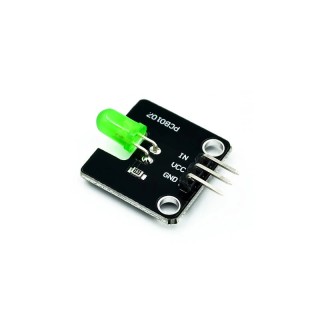 5mm Green - Single LED Shield