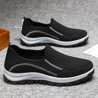 40 Black - Sports Men's Breathable Squashy Footwear