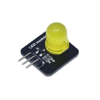 10mm Yellow - Single LED Shield