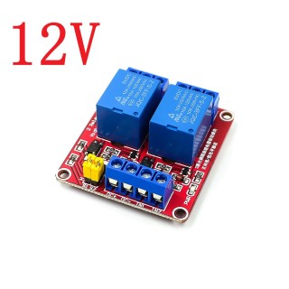 12v Red - 4 Channels Relay Shield
