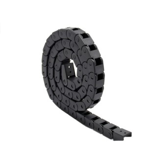 10x15mm Black - Open End Nylon Cable Drag Chain