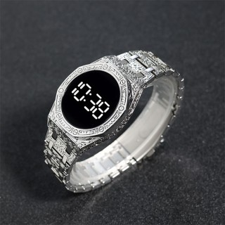 Silver - Men's Trendy Digital Octagonal Watch