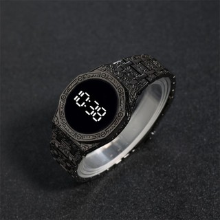 Black - Men's Trendy Digital Octagonal Watch