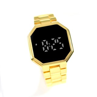 Golden - Men's Casual Digital Octagonal Watch