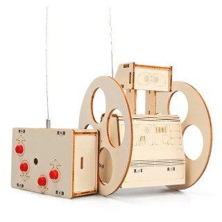 T-M197 4CH Captive Balancer - STEAM DIY Wooden Robot