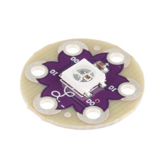 1 bit Purple - Arduino LilyPad Neo Pixel Board with WS2812 LEDs