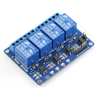 12v Blue - 4 Channels Relay Shield