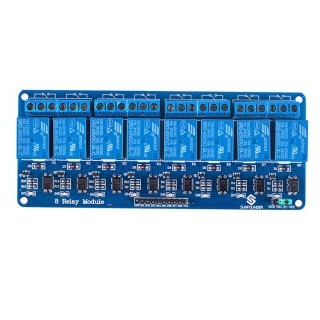 5v Blue - 8 Channels Relay Shield