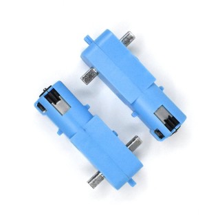 1:90 Blue - Full Case Dual Axis Metal TT Motor of 2 Pieces