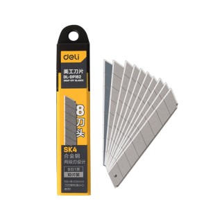 Silver - Deli DLDP182 18mm Cutting Knife Blade Pack