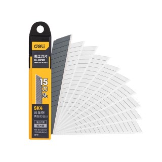 Silver - Deli DLDP181 18mm Cutting Knife Blade Pack
