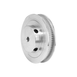 8mm Silver - 80 Teeth 10mm Belt 55mm GT2 Synchronous Timing Pulley