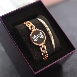 Rose Gold - Women's Retro Mini Digital Round Watch